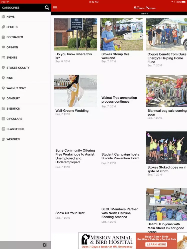 Stokes News iPad  سکرین شاٹس
