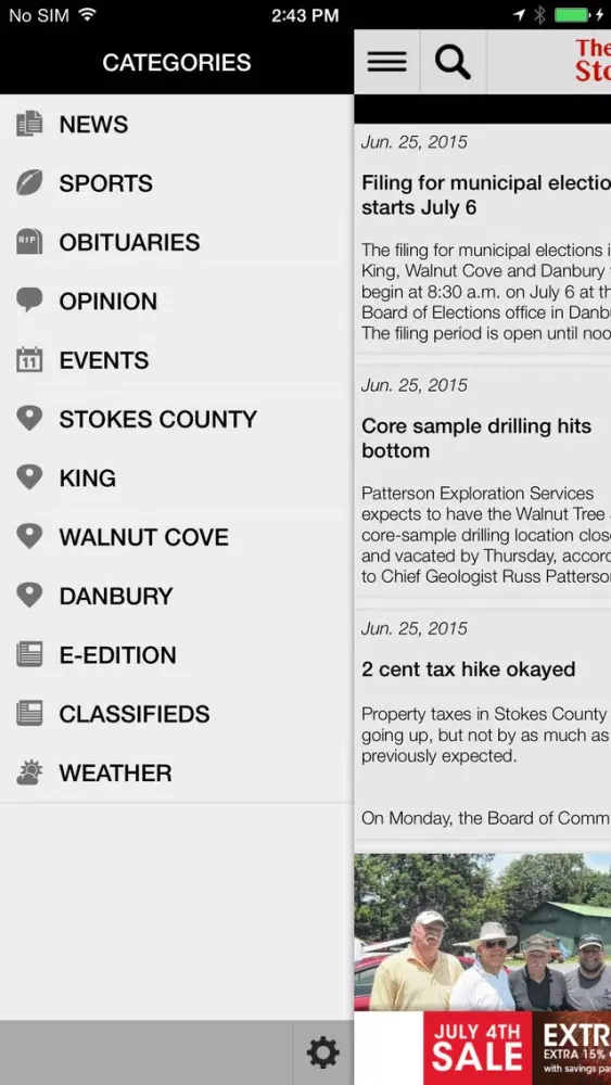 Stokes News سکرین شاٹس