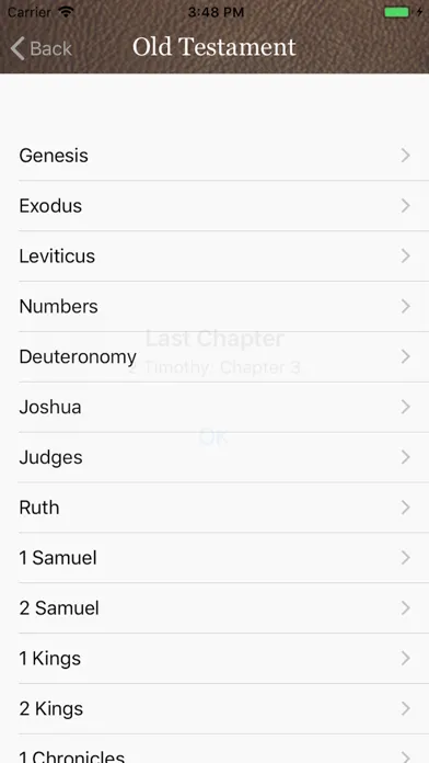 Скриншоты KJV Bible Audio