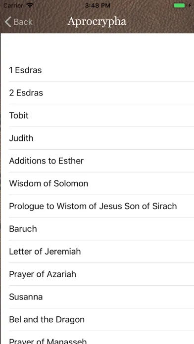 Скриншоты KJV Bible Audio