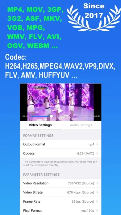 ภาพหน้าจอของ Media Converter - video to mp3