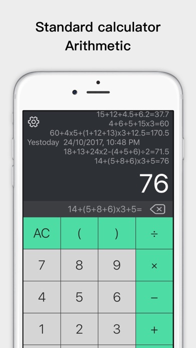 Tangkapan skrin Voice Calculator - Human speak