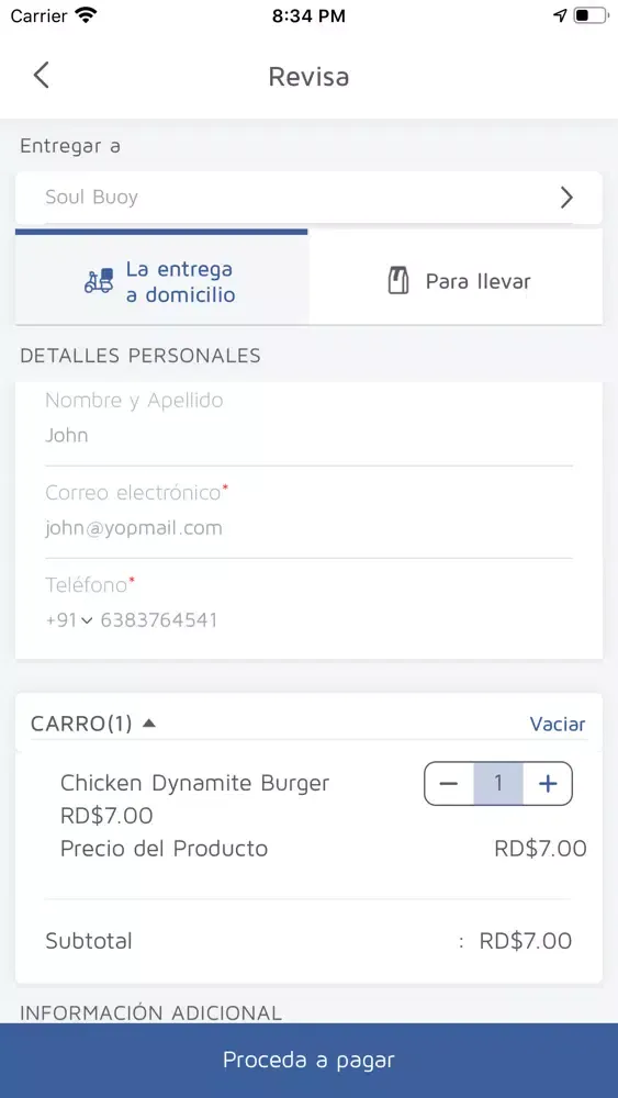 Captures d'écran de VeryDeliVery