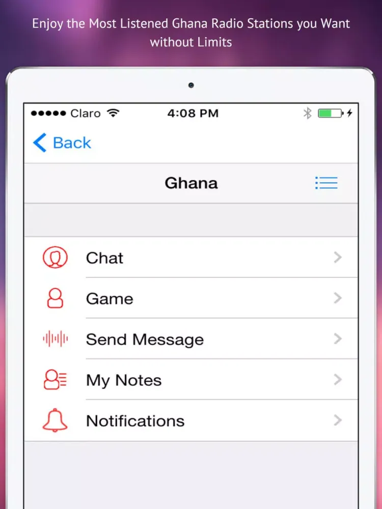 'All Ghana Radios Free - Online Stations with News, Sports and Music iPad  Ekran Görüntüleri
