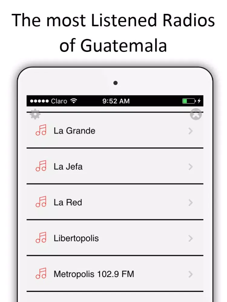 Скриншоты Guatemala Radios - Listen to The Best FM Stations of Music, News and Sports Online iPad 
