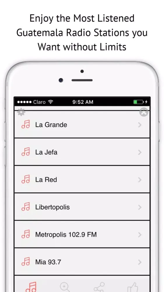 Скриншоты Guatemala Radios - Listen to The Best FM Stations of Music, News and Sports Online