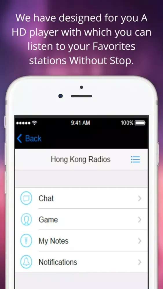 HongKong Radios HKG- 收音機香港 : The Best Stations Music, News And Sports Screenshots