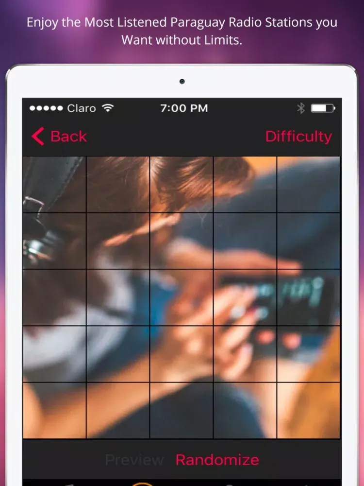 Tangkapan layar A+ Paraguay Radios: Live Stations with Sports, News and Music iPad 