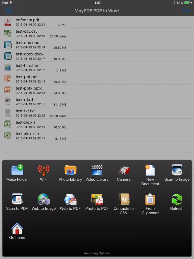 VeryPDF PDF to Text iPad 應用截圖