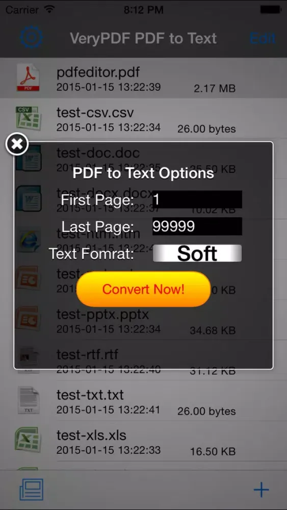 VeryPDF PDF to Text應用截圖
