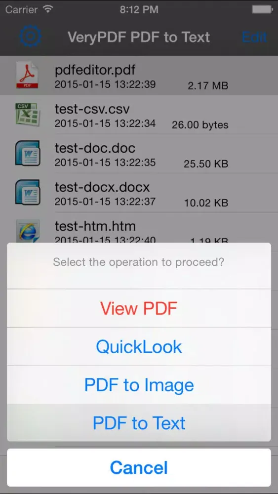 VeryPDF PDF to Text應用截圖