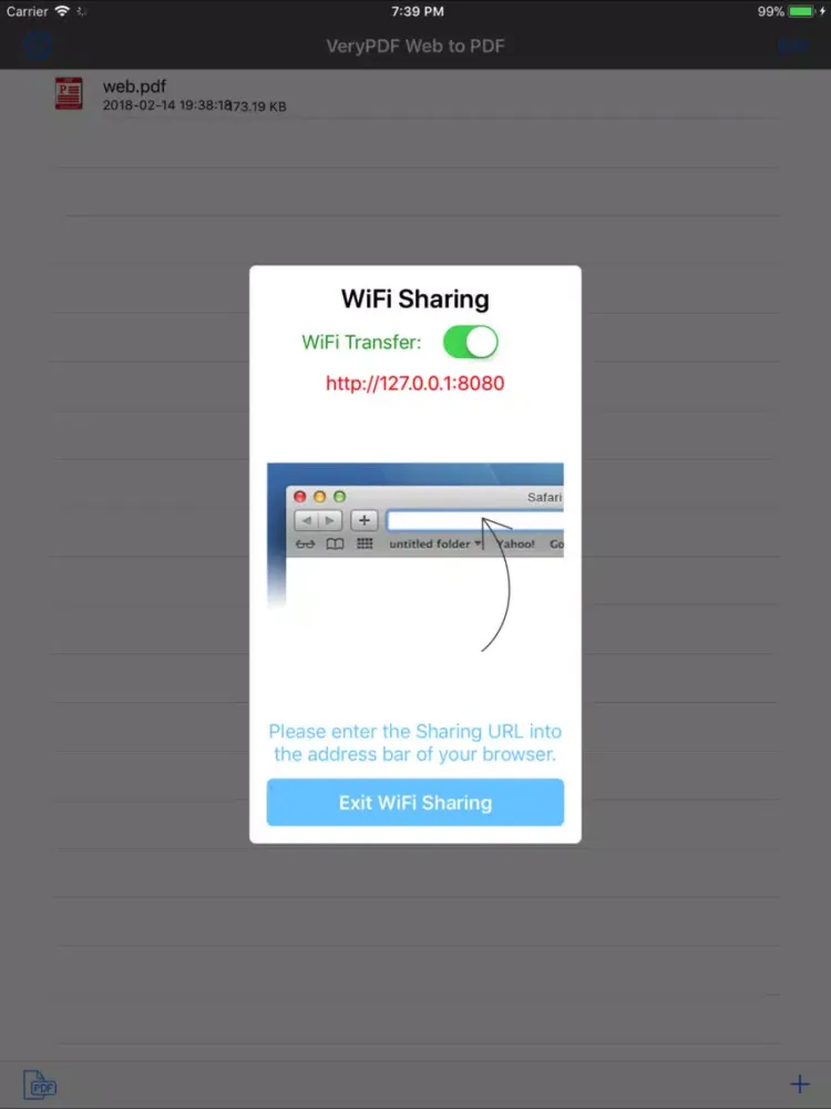 Capturas de pantalla de VeryPDF Web to PDF Converter iPad 