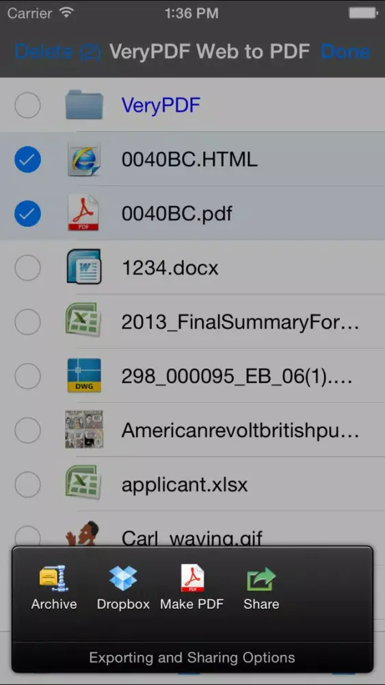 Capturas de pantalla de VeryPDF Web to PDF Converter
