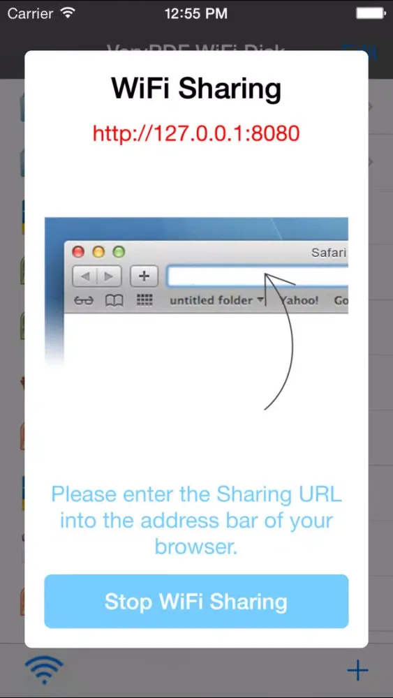 Capturas de tela do VeryPDF WiFi Disk