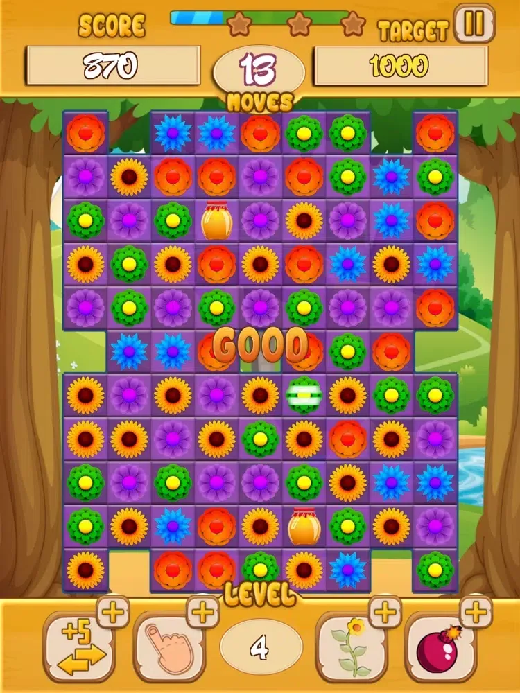 Flowers Game iPad  スクリーンショット