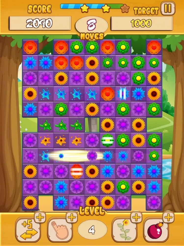 Flowers Game iPad  スクリーンショット
