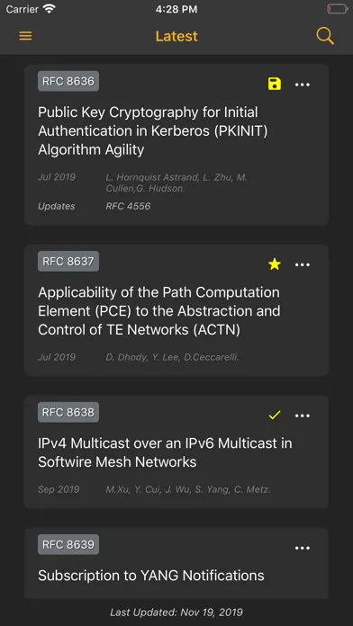 Скриншоты Pocket RFC