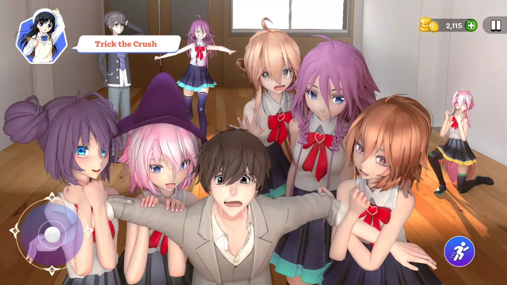 Screenshot di High School Love Sim Life Game