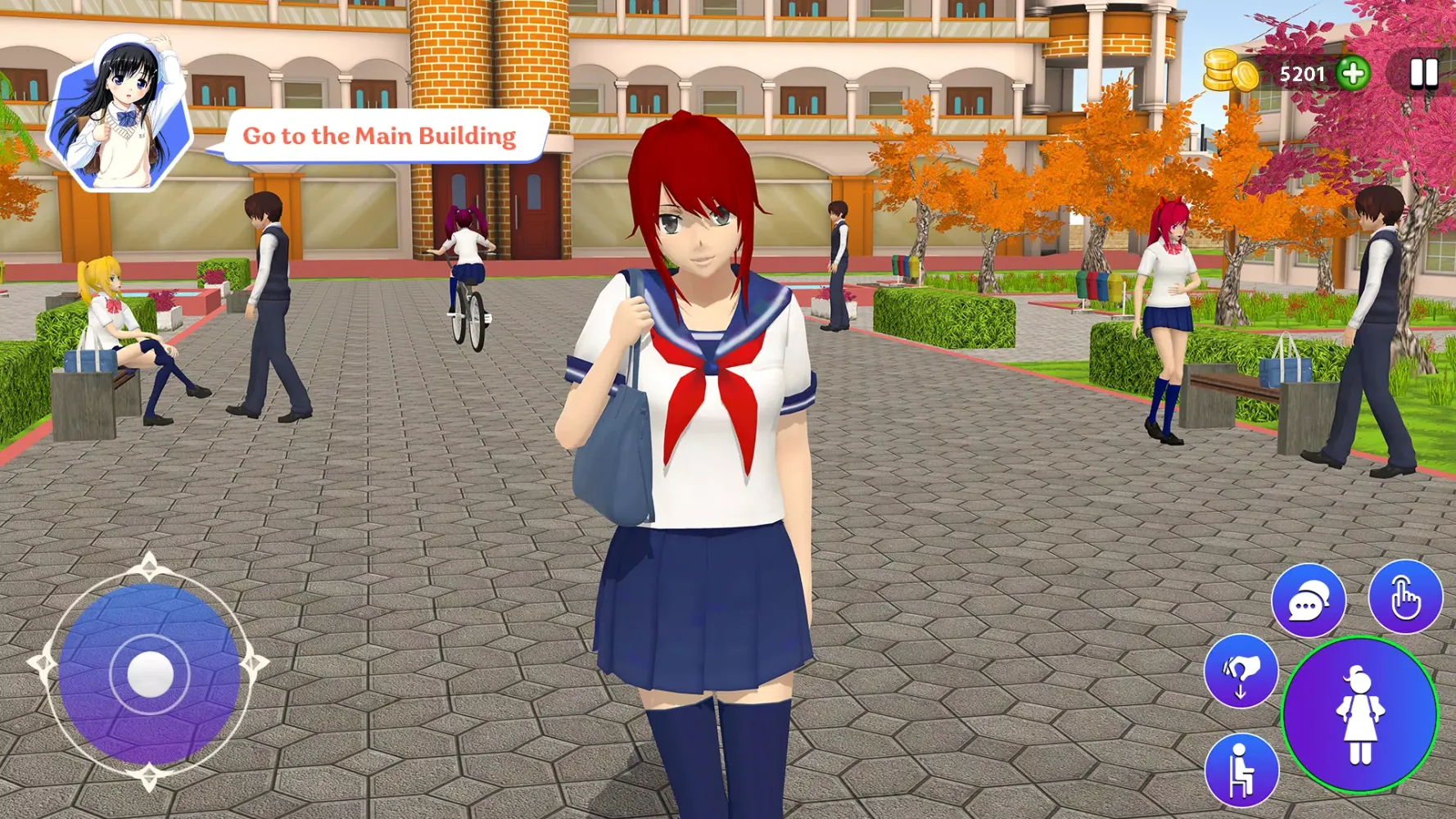 Screenshot di High School Love Sim Life Game