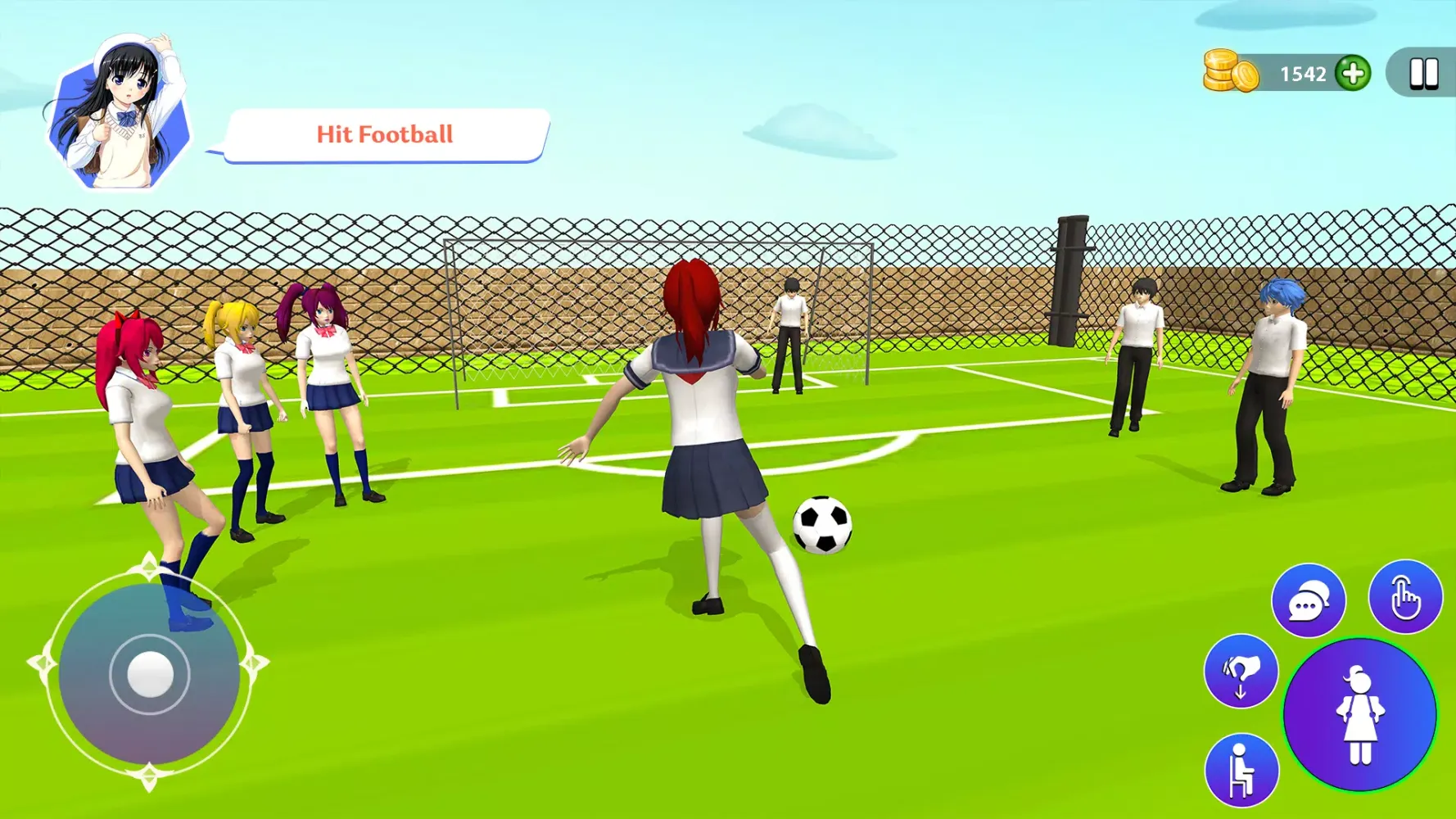 Screenshot di High School Love Sim Life Game