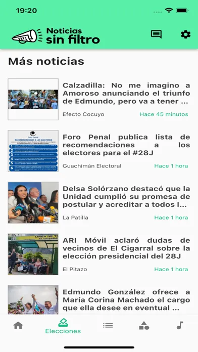 Noticias Sin Filtro应用截图