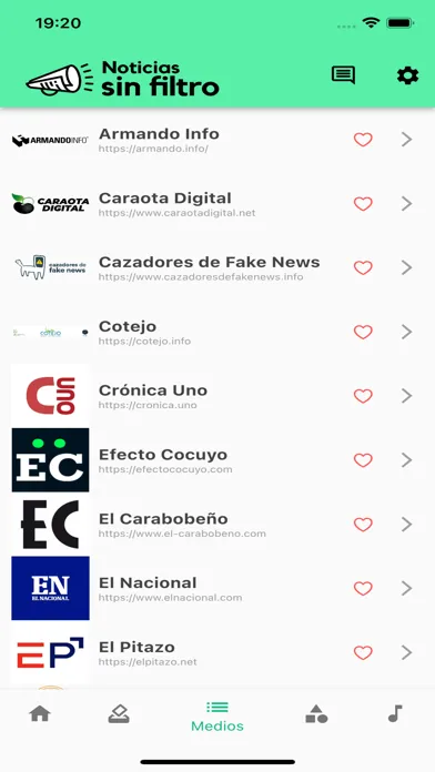 Noticias Sin Filtro应用截图