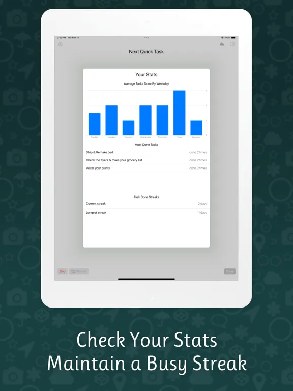 House Cleaning Chores Schedule iPad  Screenshots
