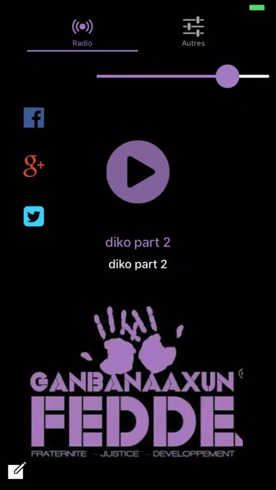 Capturas de pantalla de Radio Ganbanaaxu