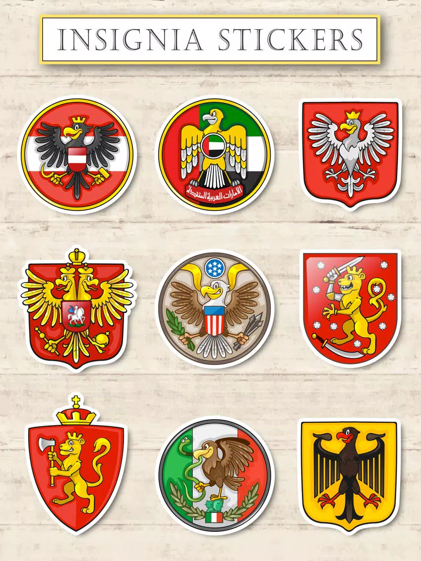 Tangkapan skrin Insignia Stickers iPad 