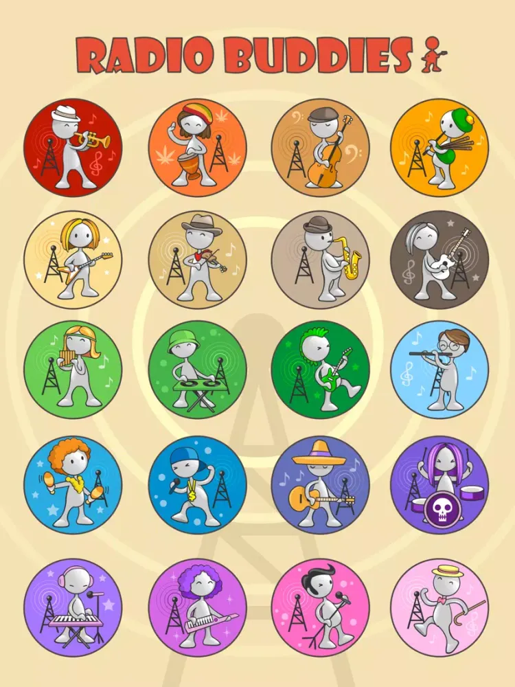 Radio Buddies iPad  سکرین شاٹس