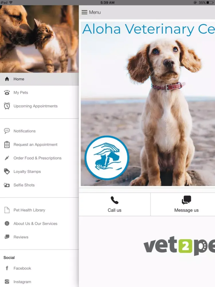 Aloha Vet Center iPad 应用截图