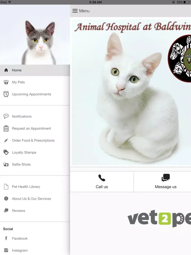 Screenshot di Baldwin Park Vet iPad 