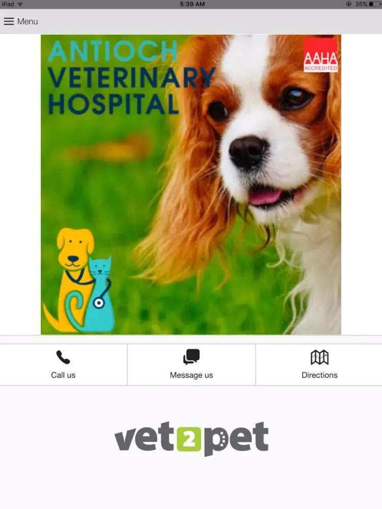 Antioch Vet iPad  स्क्रीनशॉट