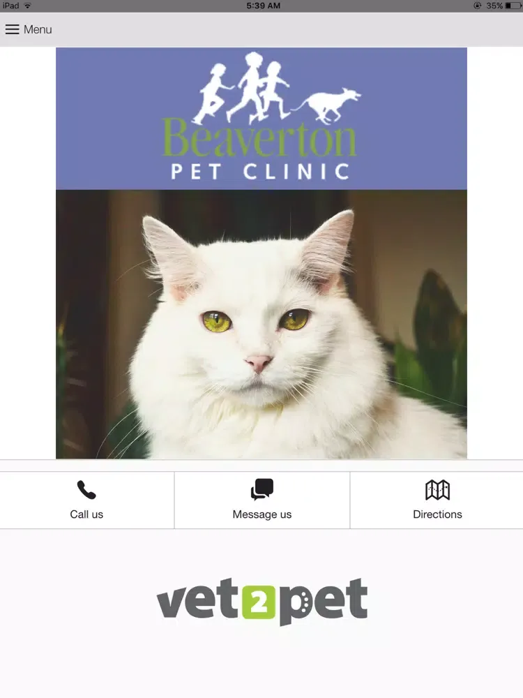 Zrzuty ekranu Beaverton Pet iPad 