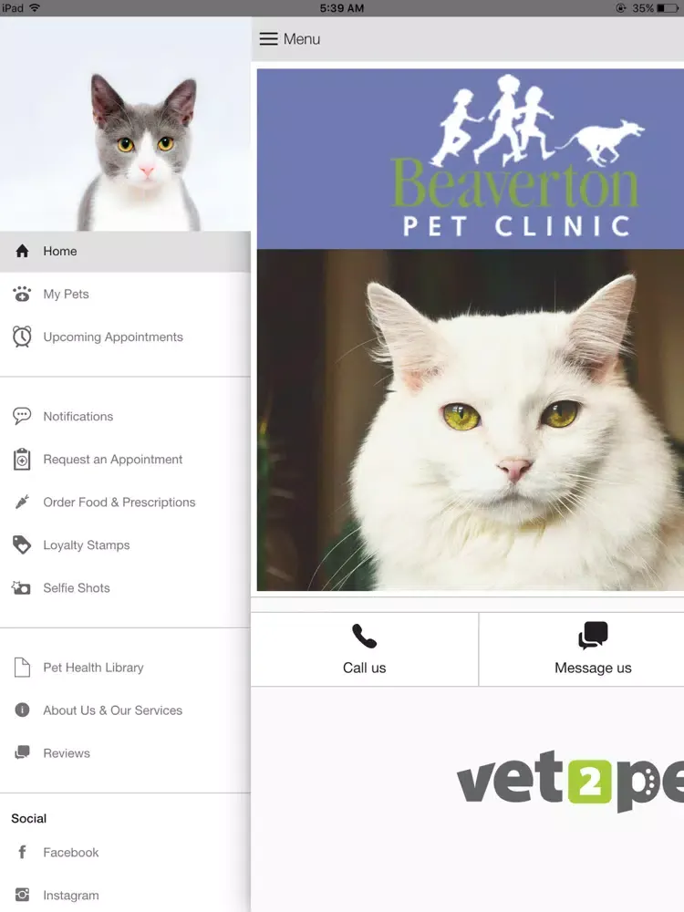 Zrzuty ekranu Beaverton Pet iPad 