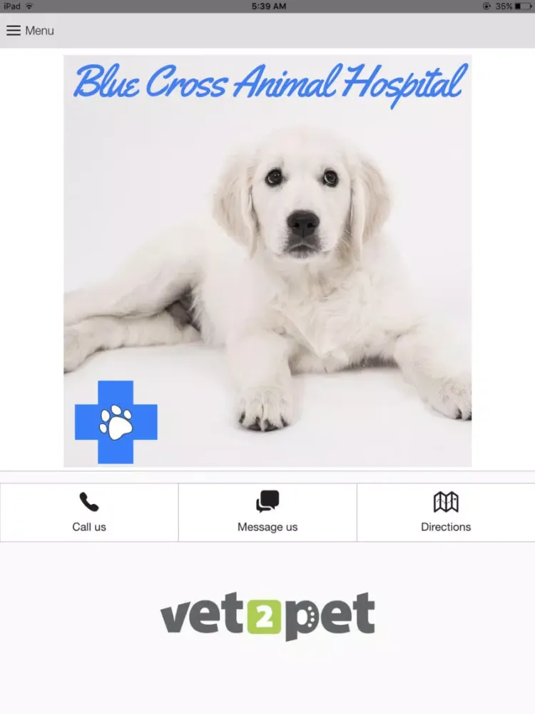 Capturas de pantalla de Blue Cross Animal Hospital iPad 