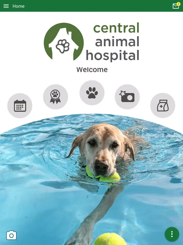 Ảnh chụp màn hình của Central Animal Hospital iPad 