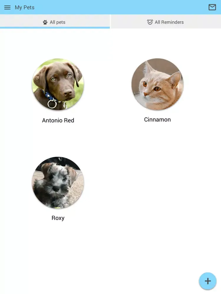Tangkapan skrin Corfu Vet iPad 