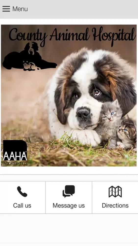 Zrzuty ekranu County Animal Hospital MO