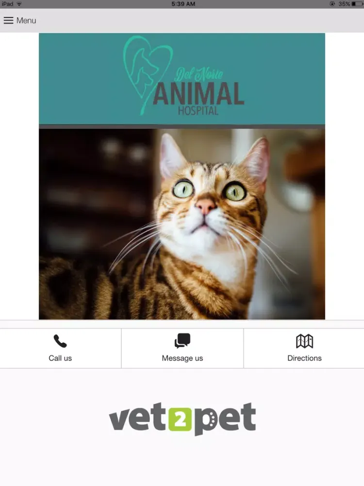 Del Norte Animal Hospital iPad  Ekran Görüntüleri