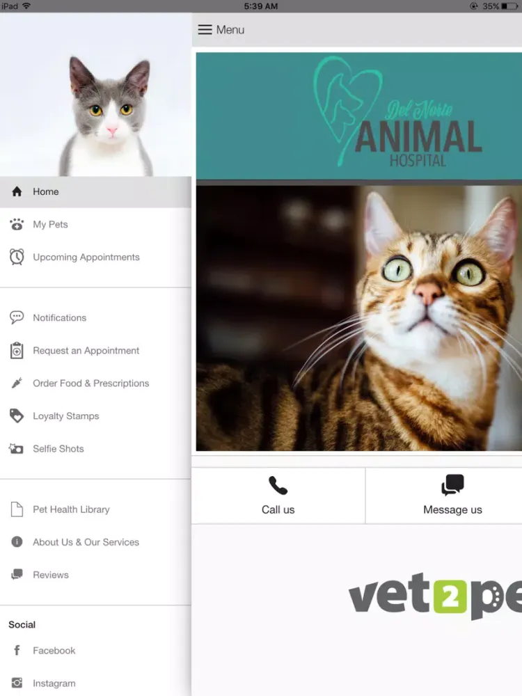 Del Norte Animal Hospital iPad  Ekran Görüntüleri