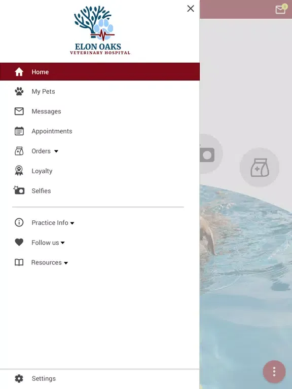 Capturas de pantalla de Elon Oaks Veterinary Hospital iPad 