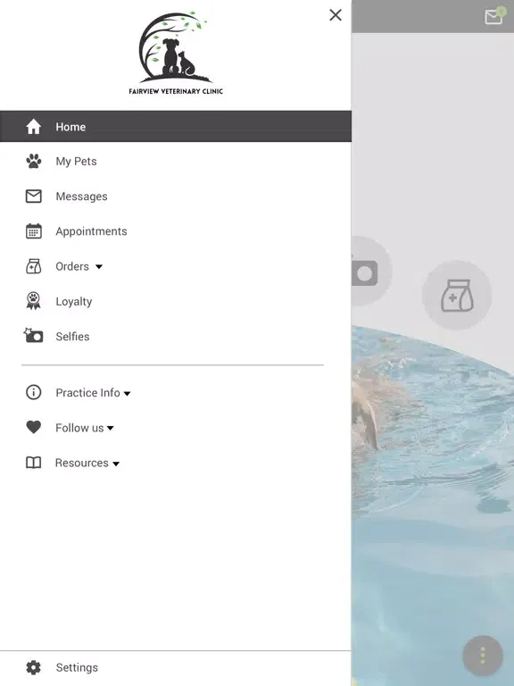 Capturas de tela do Fairview Veterinary Clinic iPad 