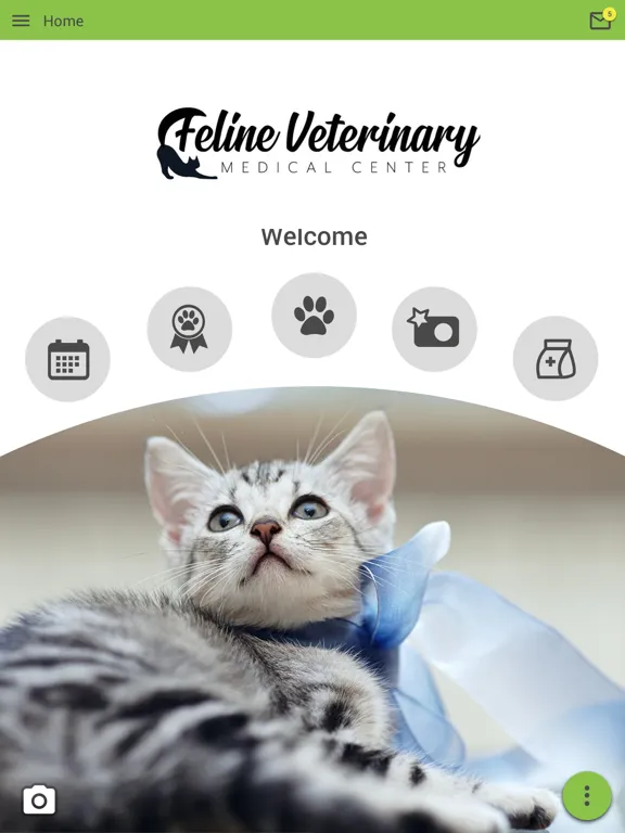 Tangkapan layar Feline Vet Med Center iPad 