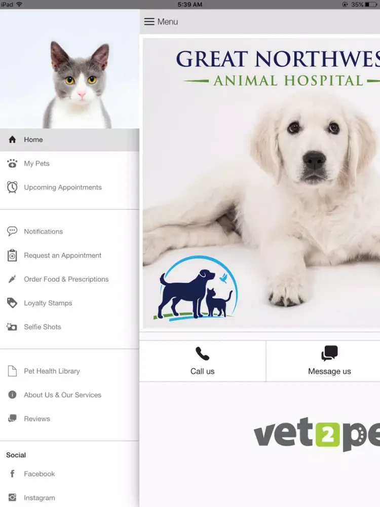 Great Northwest Animal Hosp iPad  Screenshots