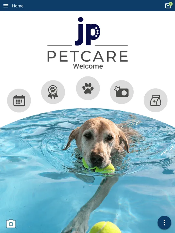 Tangkapan layar JP PetCare iPad 