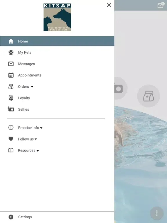 Capturas de tela do Kitsap Vet iPad 