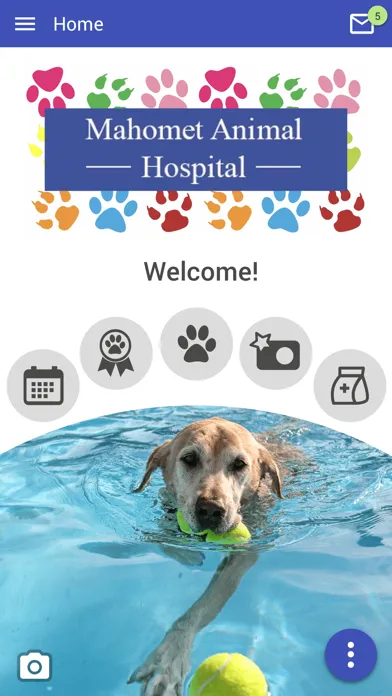 Tangkapan skrin Mahomet Animal Hospital