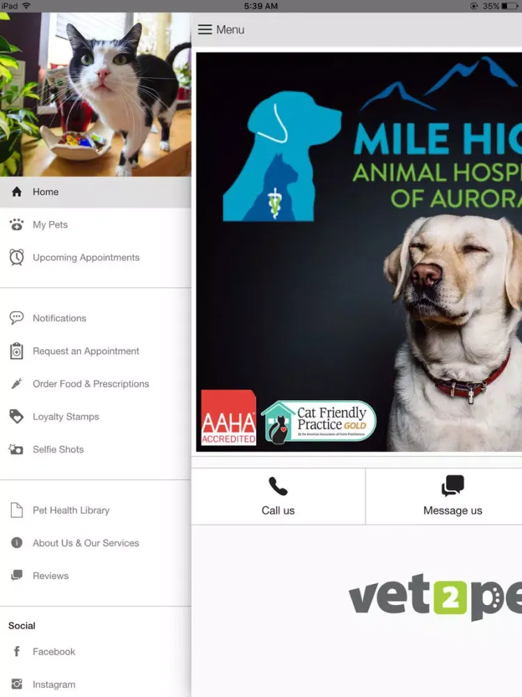 MH Vet iPad  سکرین شاٹس