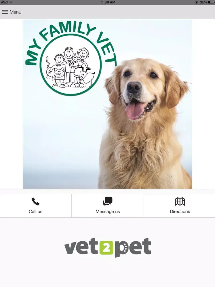 My Family Vet iPad  スクリーンショット